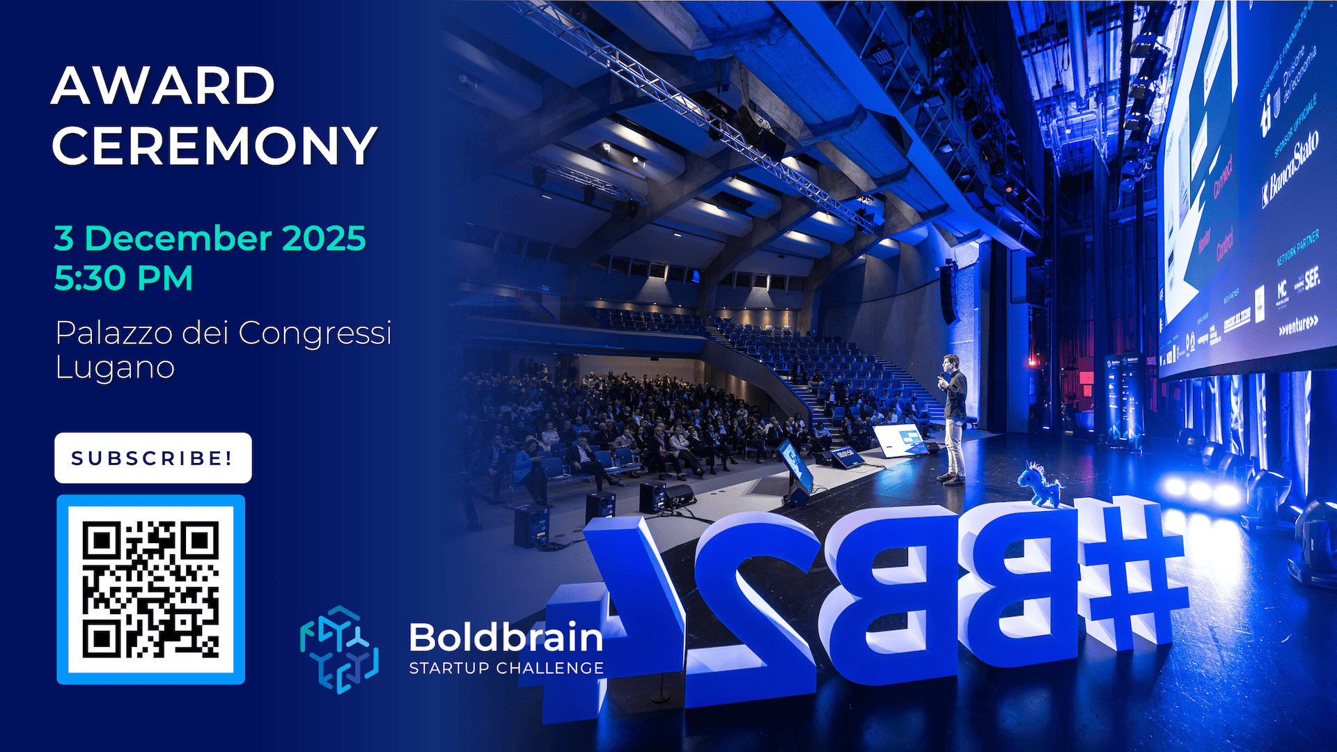 Cerimonia di premiazione Boldbrain 2025