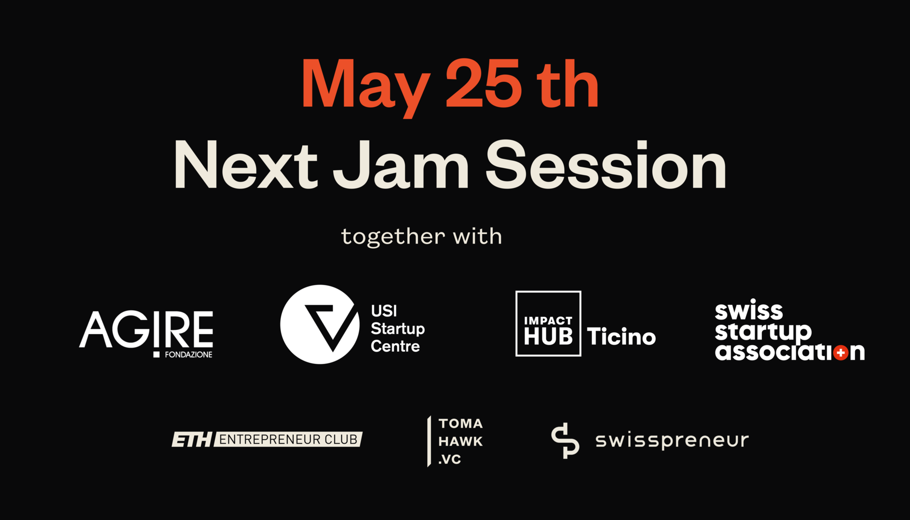 Startup Jam Session – TicinoEdition