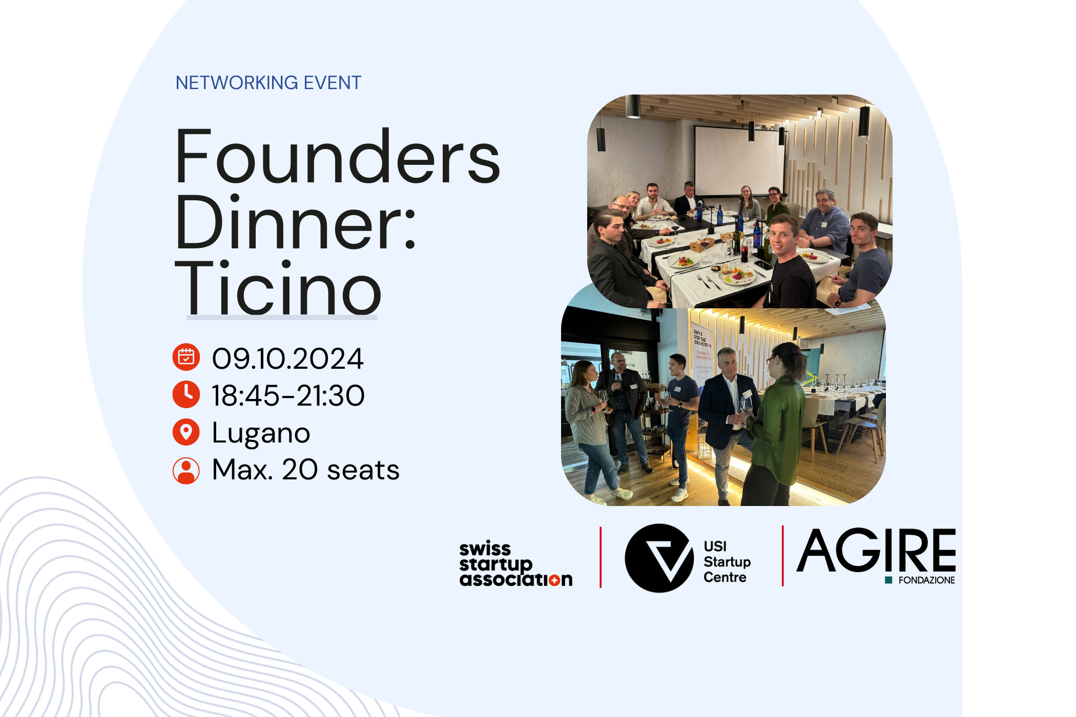 SSA Founders Dinner Ticino