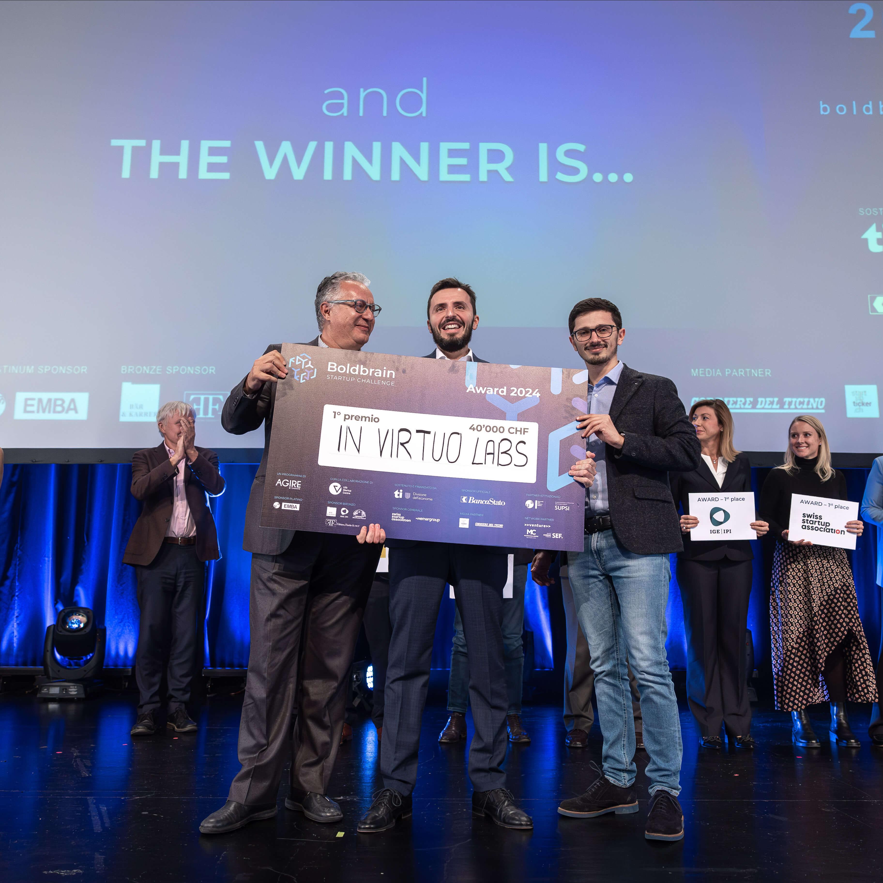 Cerimonia di premiazione Boldbrain 2025