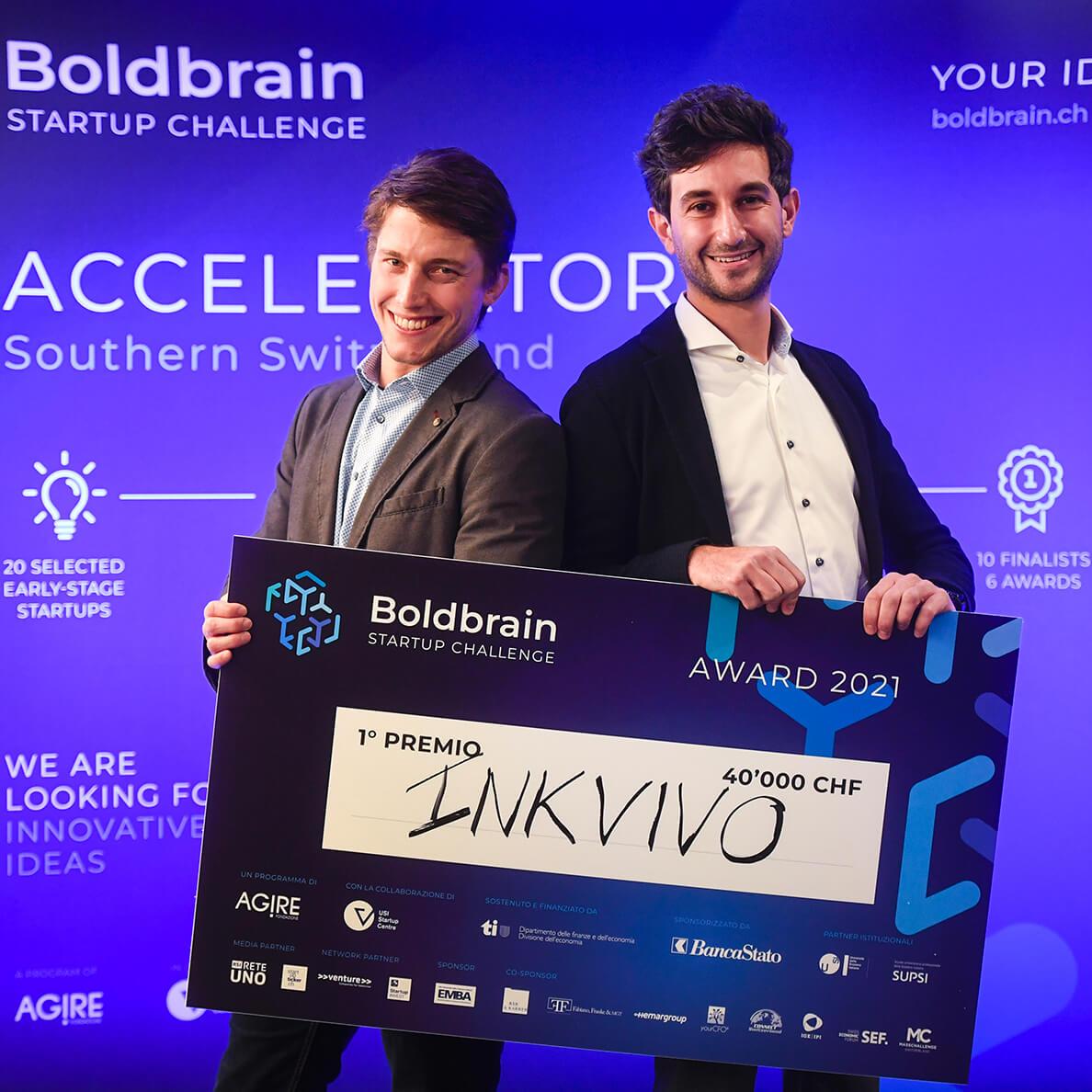 Boldbrain 2021: InkVivo wins the first prize
